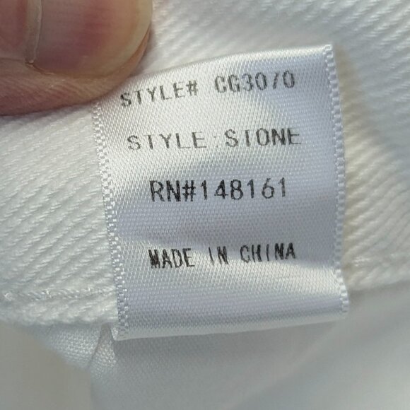 NWOT Buddy Love Size 27 White Denim Cut Off Shorts - Picture 6 of 14